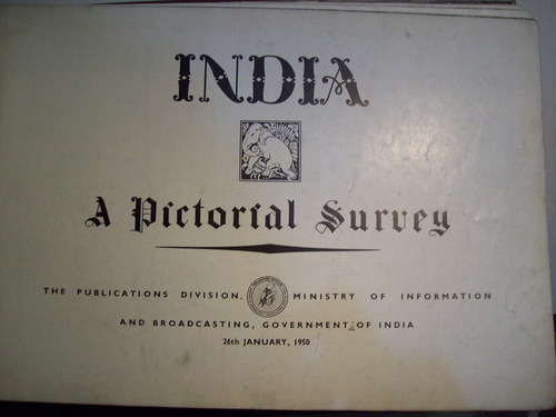 Adp India A Pictorial Survey / 1950 Ministry Of Information