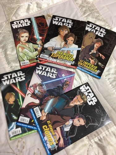 Star Wars Set De 5 Revistas Coleccionables Autor Varios Edit (Usado)
