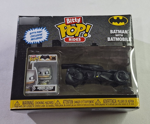 Bitty Pop Rides Batman Whit Batmobile (Usado)