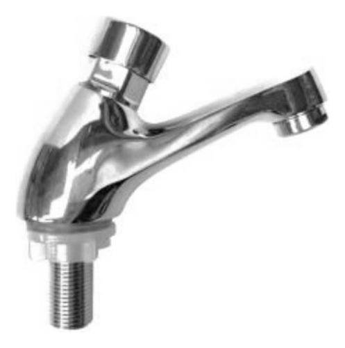 Llave Accionador Migsa Bxf-ef2 Pulso Lavamanos Baño Agua Color Gris