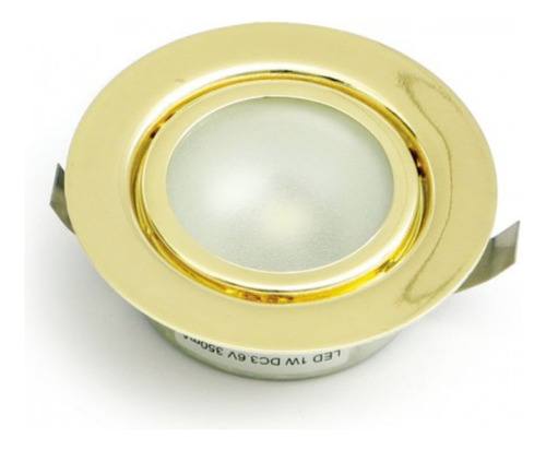 Luz Ojo De Buey Dorado Campana Cocina 12v 20w Max