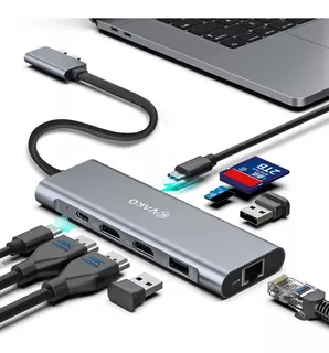 Adaptador Hub Vako 9en2 Usb C Hdmi Para Macbook Air M1 A2337