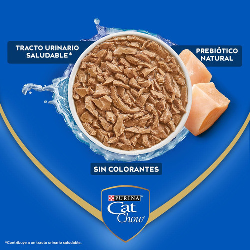 Alimento Húmedo Cat Chow Gatitos Pollo Sobres De 85g Np