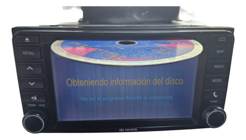 Central Multimedia Original Toyota Con Gps Negro