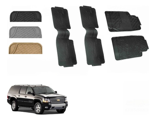 Tapetes 3 Filas Big Truck Chevrolet Suburban 2007 - 2013 14