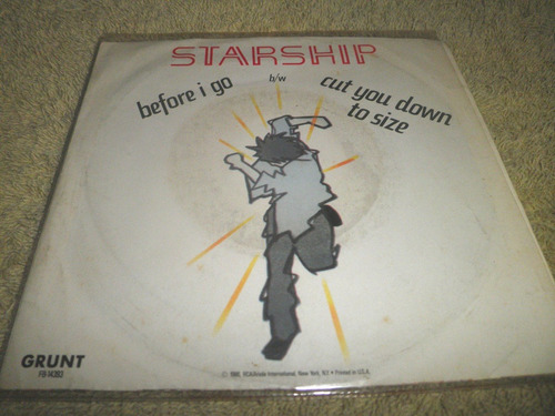 Disco Vinyl 45 Rpm 7'' Importd Starship - Before I Go (1985)