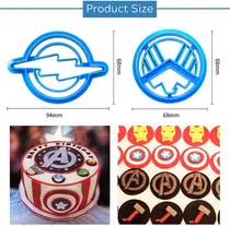 Comprar Molde Cortador De Superheroes Para Galletas Fondant Tortas