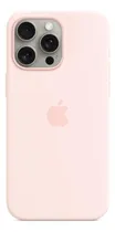 Comprar Funda Apple Silicona Magsafe iPhone 15 Pro Max Rosa Claro
