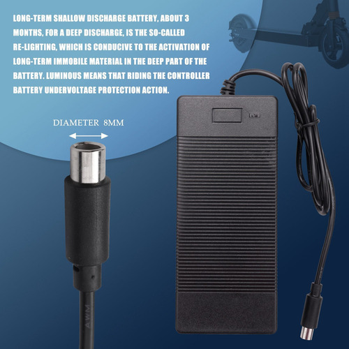 Cargador De Scooter Eléctrico De 42 V Y 2 A Para M365 Ninebo