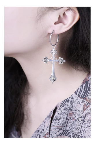 Pendiente De Cruz Gótica De Sacina, Pendientes Góticos, De