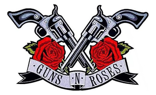 ¡nuevo  Parches Guns Roses 21x36cm Parche Planchar/par...