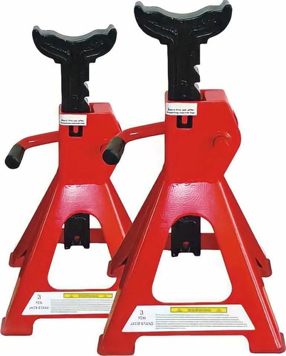 Imagen 2 de 3 de Caballete X 2 Metálico Para Autos Gato 3 Ton Tyt