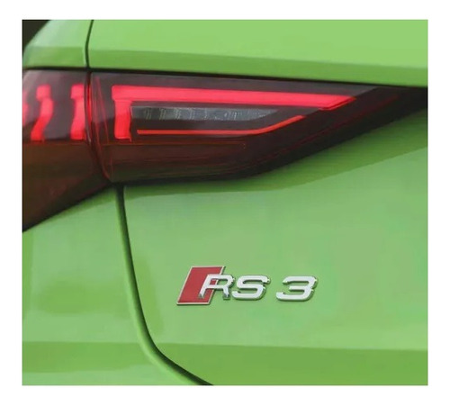 Emblema Rs3 Cajuela Audi Original Abs A3 S3