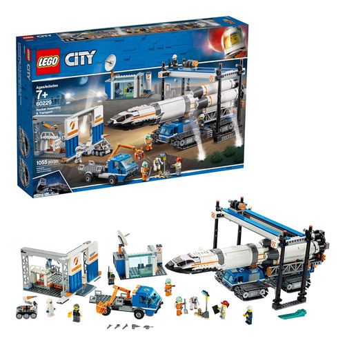 Lego City - Ensamblaje Y Transporte Del Cohete 60229