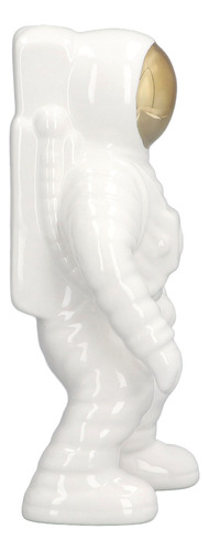 Figura Con Estatua, Jarrón Moderno De Space Man De Cerámica