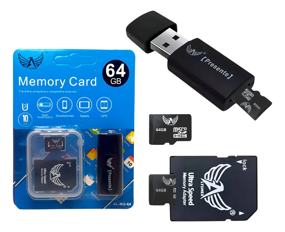 Cartao De Memoria 64gb Ideal Para Tablets E Android
