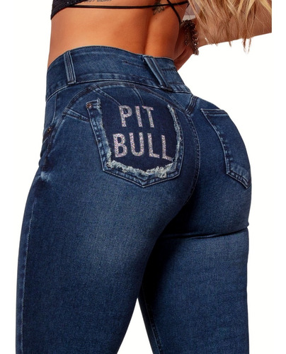 Imagem 1 de 9 de Calça Pitbull Pit Bull Jeans Feminina C/ Bojo Modela Bumbum