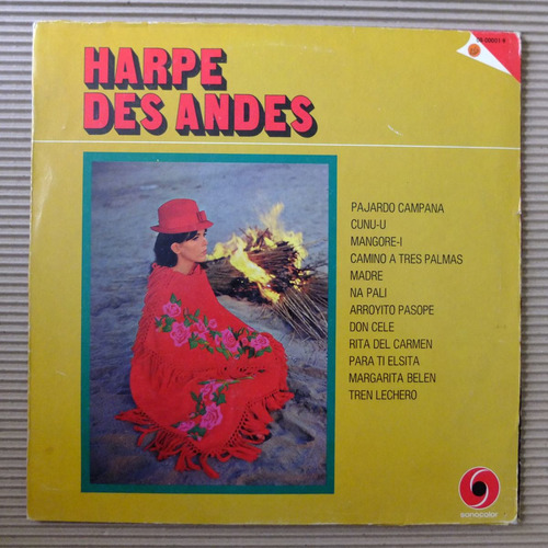 Vinilo Harpa De Los Andes