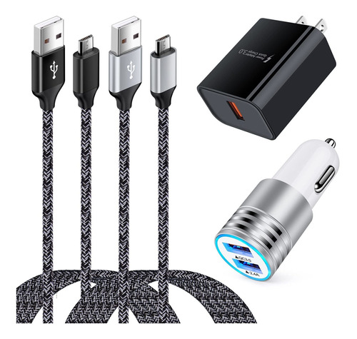 Cargador Micro Usb Conector Pared Rapido Ladrillo Para