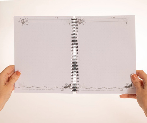 Imagen 3 de 6 de Cuaderno Con Versículo Mar