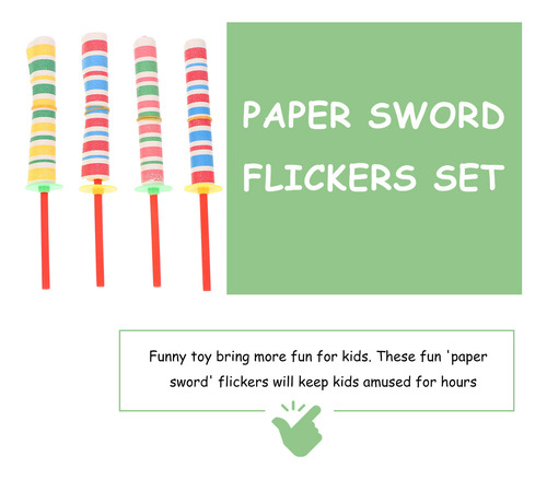 Divertido Juguete Con Forma De Espada De Papel Con Forma De