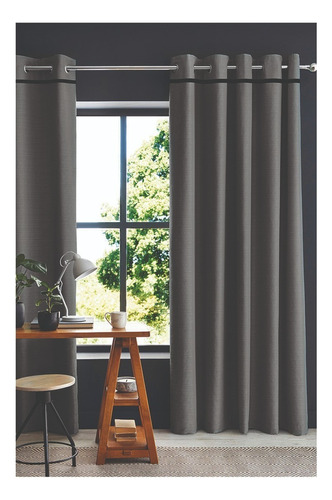 812-57 Cortina Blackout Gris Cklass Home