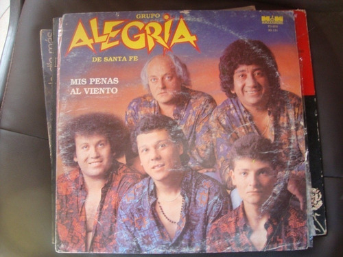 Vinilo Grupo Alegria Mis Penas Al Viento O C4