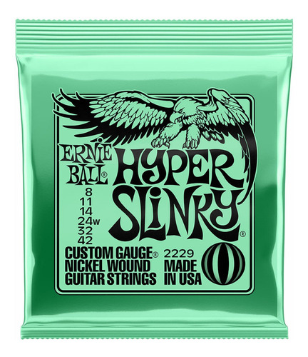 Encordado Electrica Ernie Ball P02229 Hyper Slinky 8/42