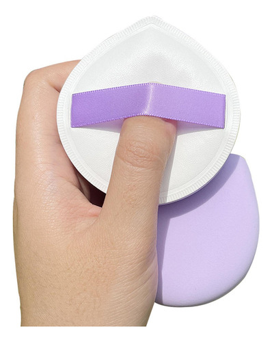 Maquillaje De Polvo De Polvo Focete De Polvo De Cara Esponja