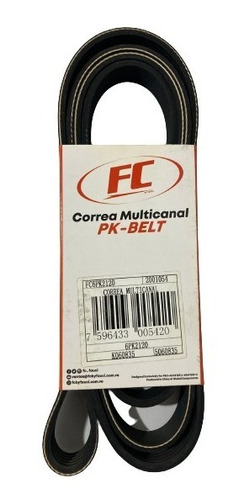 Correa 6pk2120 Multicanal Ford Fiesta Focus F150 Bronco