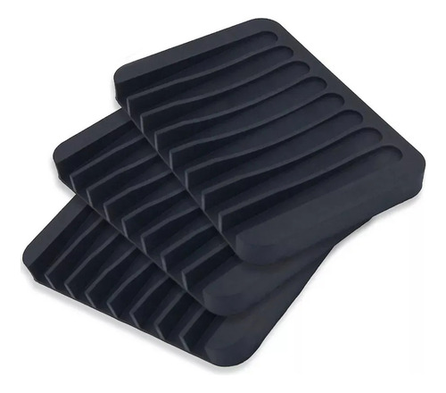 Set De Jabonera De Baño De Silicona Con 3 Unidades,