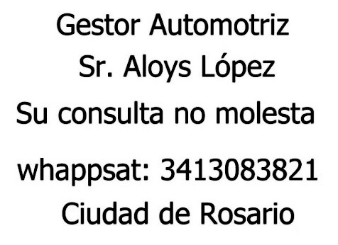 Imagen 1 de 1 de Gestor Automotor Gestoría Transferencia Autos Moto