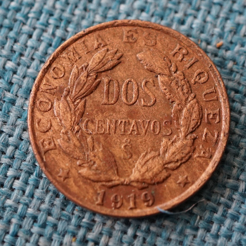 2 Centavos - 1919 - Chile