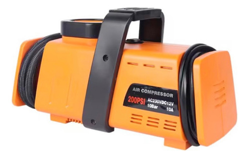 Compresor De Aire Portable Autocare 2 En 1 P/ Casa O Auto