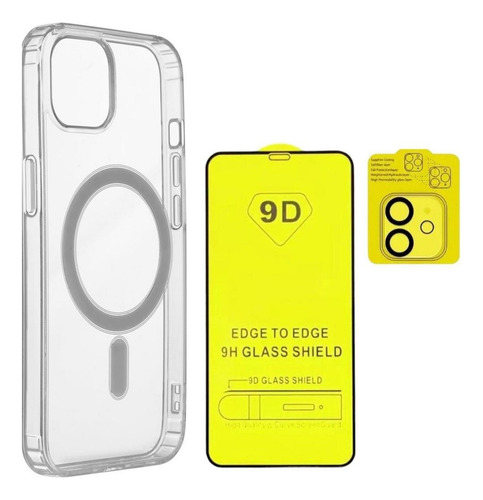 Kit Funda Magnética + Protectores Compatible Iphone 16/pmax Iphone 16