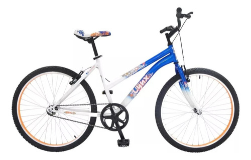 Bicicleta R26 Benotto Lynx Acero 1v Dama Freno V Azul Blanco