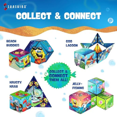 Caja De Cambios Con Forma De Bob Esponja Shashibo -