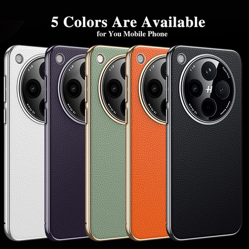 Funda Original Para Oppo Find X8 Pro/findx8, Piel De Lujo, Dura A Prueba De Golpes, Chapada, Funda Protectora De Lentes