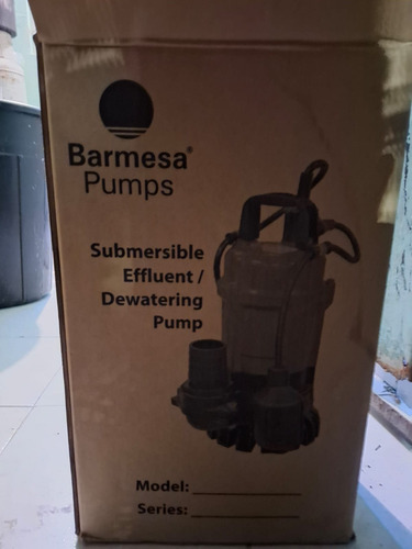 Bomba Para Efluentes De 1hp Barmes, 2ahs101a