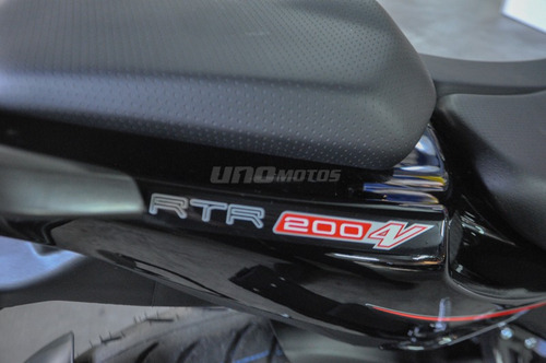 Imagen 6 de 14 de Tvs Rtr 200cc New Carburada 2023 Naked Con Tablero Digital