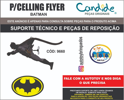 Celling Flyer 9660 -  Batman - Peças De Reposição