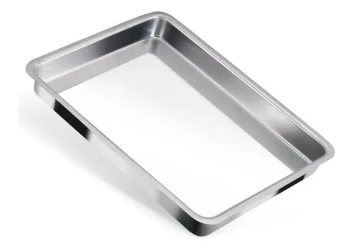 comprar Asadera 38x28x4cm Esp 0.65mm Tradicional Aluminio Color Gris