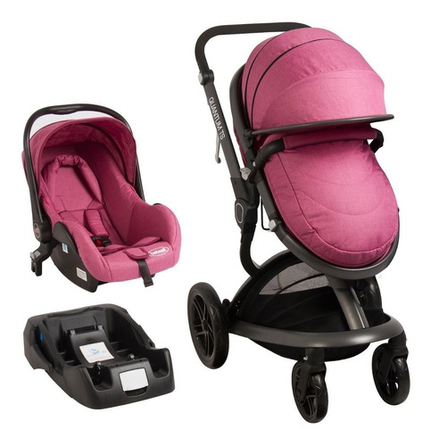 Imagen 1 de 5 de Coche Travel System Con Moises Silla Carro Quantum Bebesit P