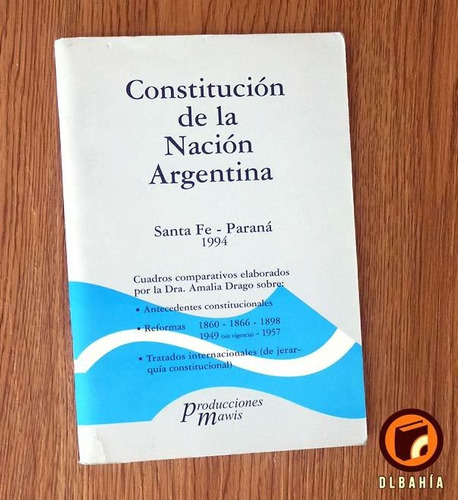 Constitucion De La Nacion Argentina 1994 
