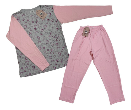 Pijama Niños De Nena Algodon Suave Conjunto - Baracus Kids