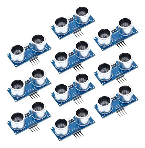10 Pzas Sensor Ultrasonico Hc-sr04 Para Arduino