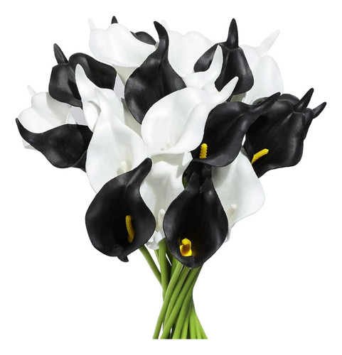 20 Ramos De Flores Artificiales De Calla Lily Para Bodas