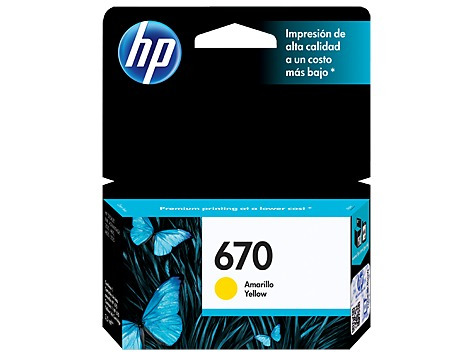 Cartucho Amarillo Hp 670 Advantage (cz116al)