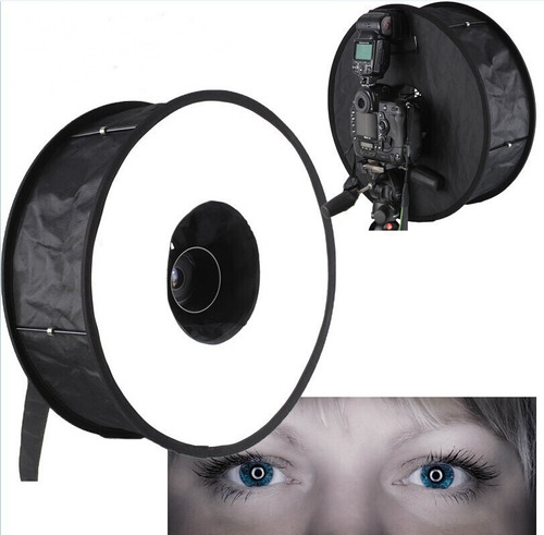 Ringbox Softbox Para Flash Efecto Ringflash Pegable.