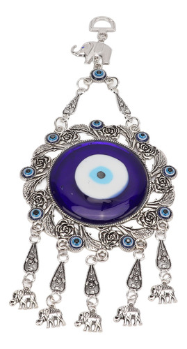 Imagen 6 de 10 de Cuentas De Mal De Ojo Azul Turco Para Colgar En La Pared